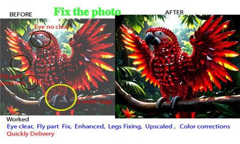 Fix the photo | quickly editing | AI image retouching 