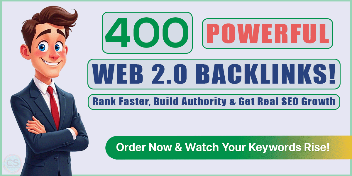 Build 400 Powerful Web 2.0 Blog Backlinks to Boost Google Rankings