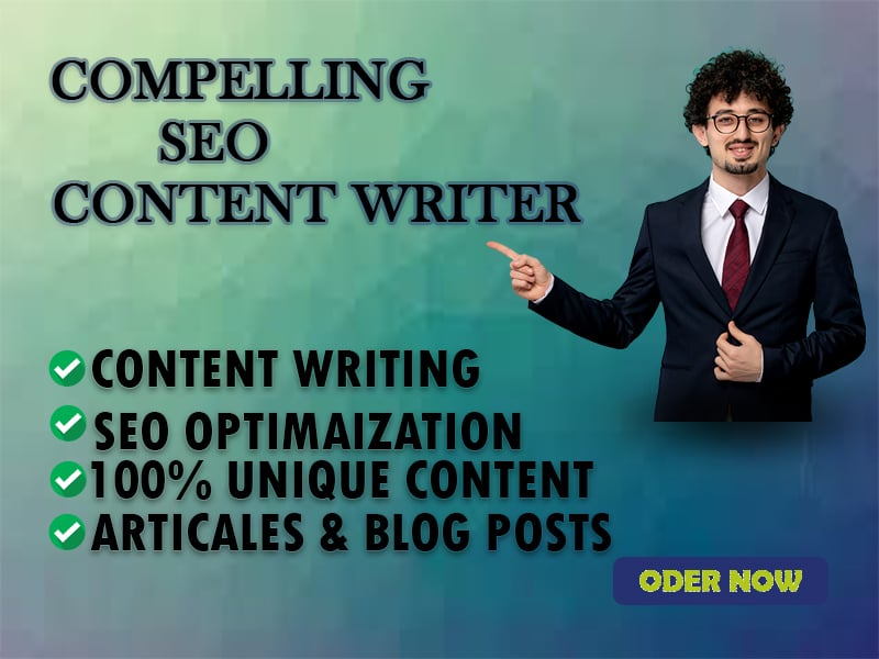 I will write unique web content and SEO website content