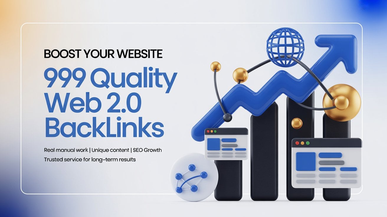 Boost Your Website with 999 Quality Web 2.0 Backlinks