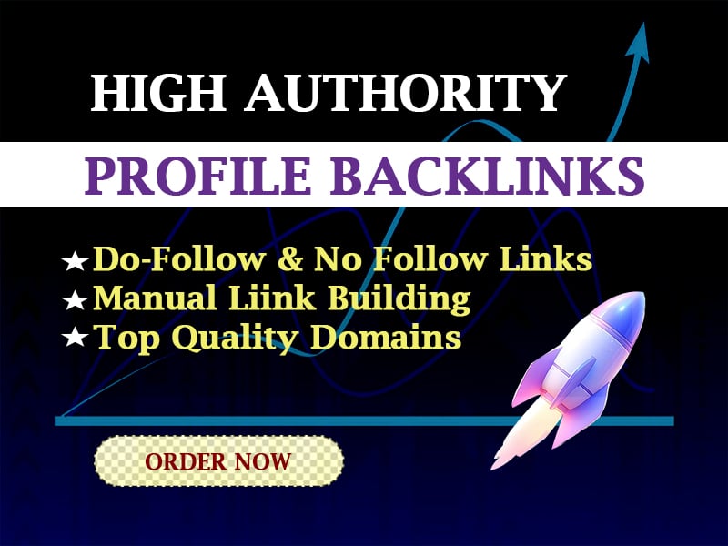 Elevate your website Premium SEO high-DA manual profile backlinks