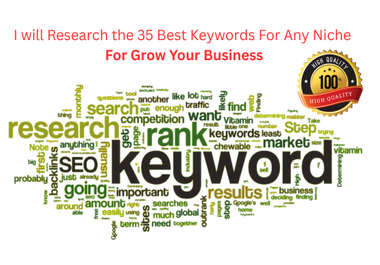 I will research the 35 Best Keywords for any Niche for your Business