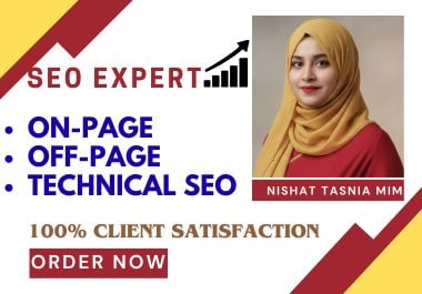 I will do monthly seo for your website ranking on google first page