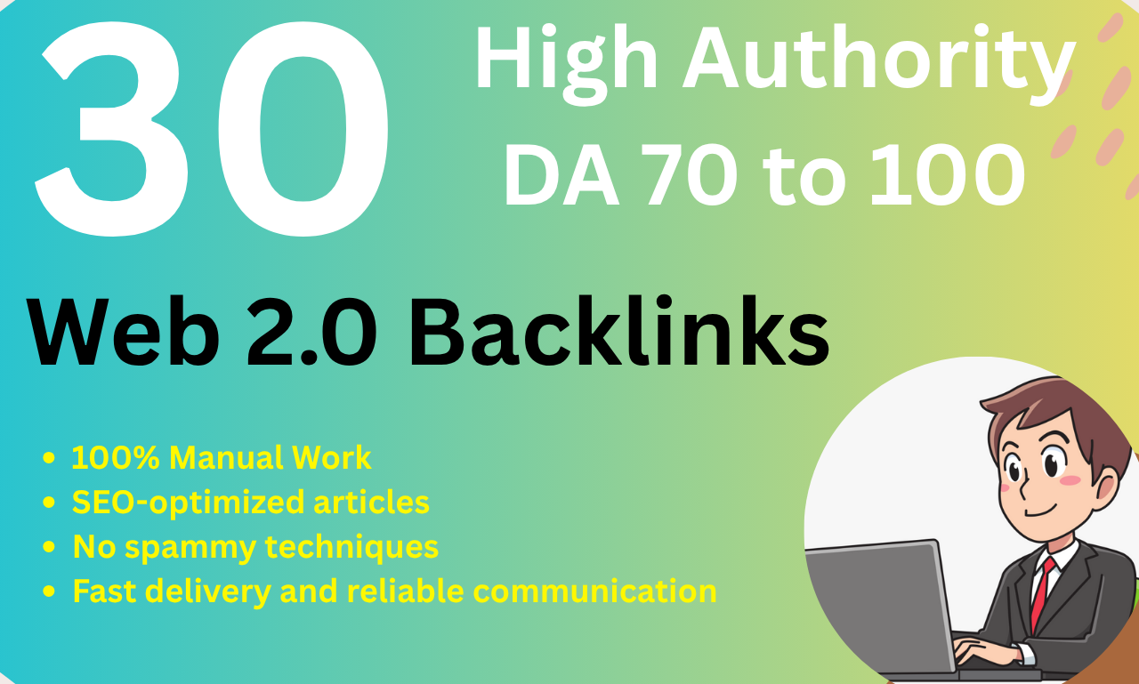 Professional Web 2.0 Link Building Service with Unique Content to Enhance SEO & Brand Authority