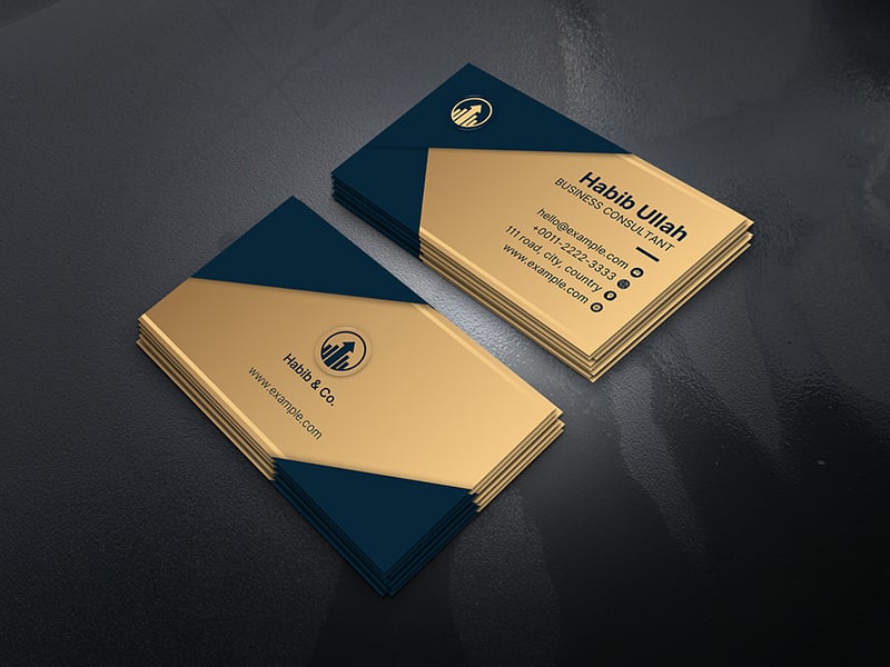 I will design a professional and manually business card