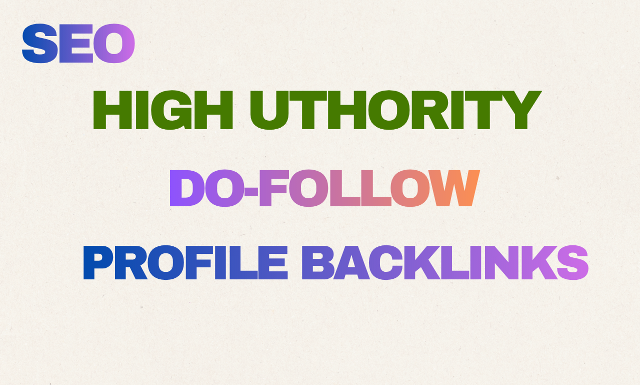 I will do 800 high authority profile backlinks, SEO link building