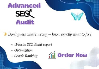 I create technical audit,indexing,sitemap,schema markup,SEO report for your website and action plan