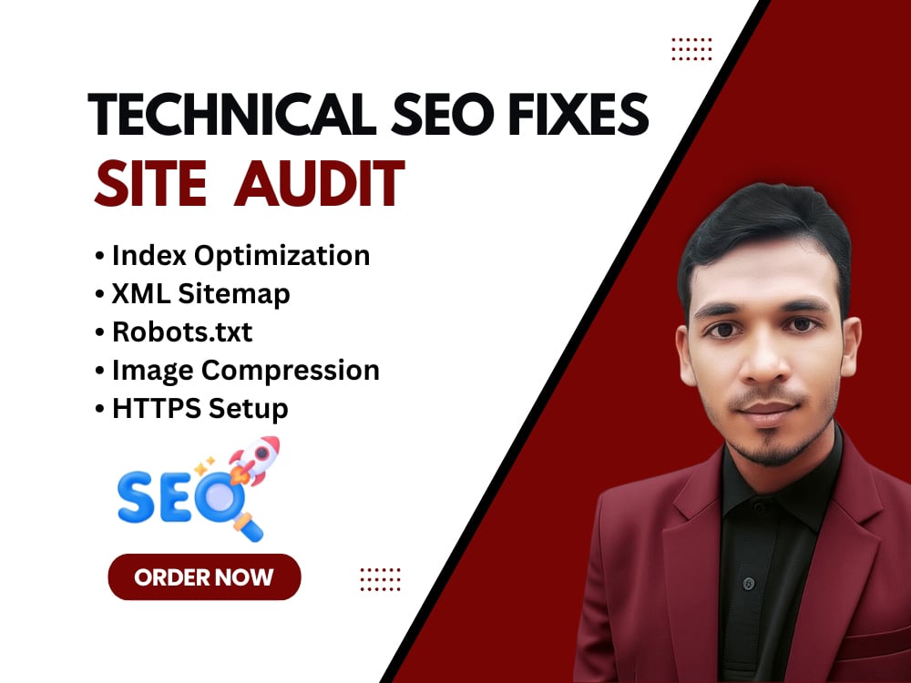 You will get Technical SEO Audit, Indexing, Error Fixing & Performance Optimization