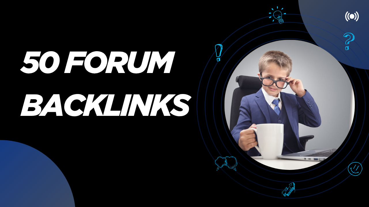 I will do 50 HQ Forum Posting SEO Backlinks for Ranking. 