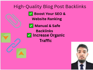 I will create high-quality blog post backlinks for your website