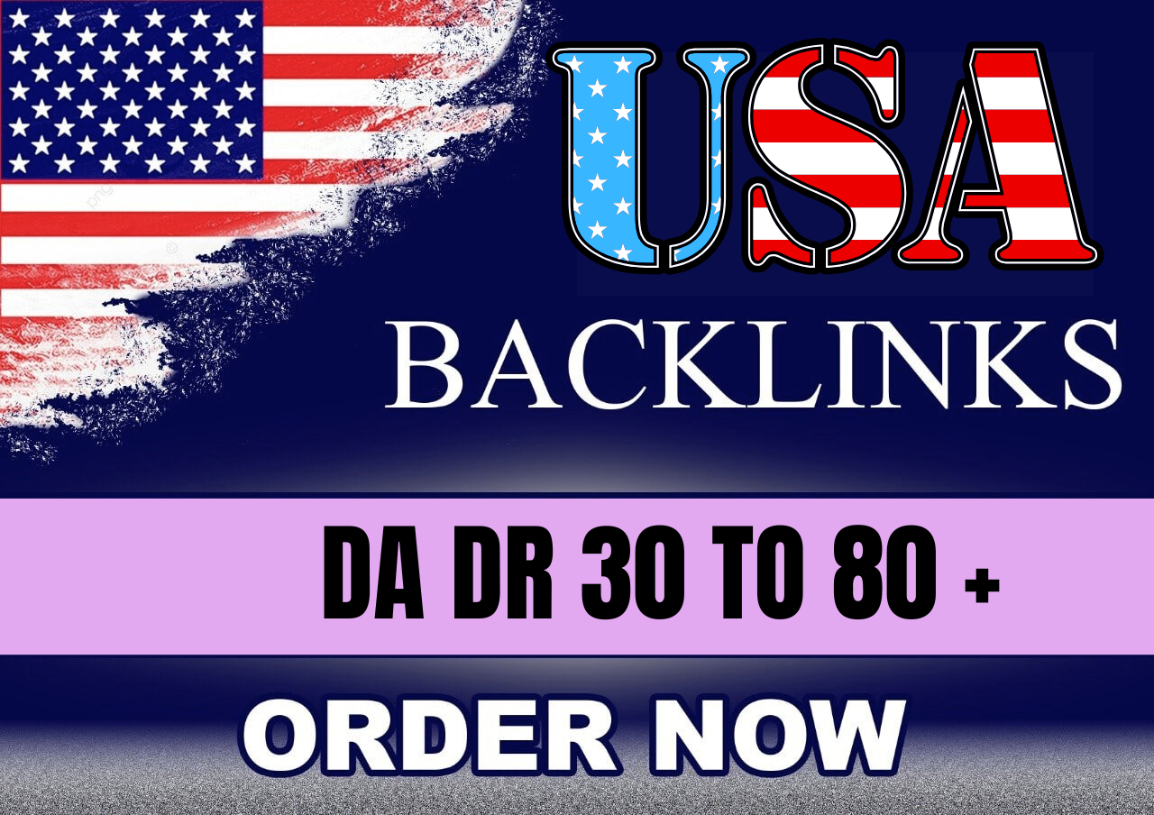 I Will Create 50 USA Backlinks Dofollow With High DA DR Sites