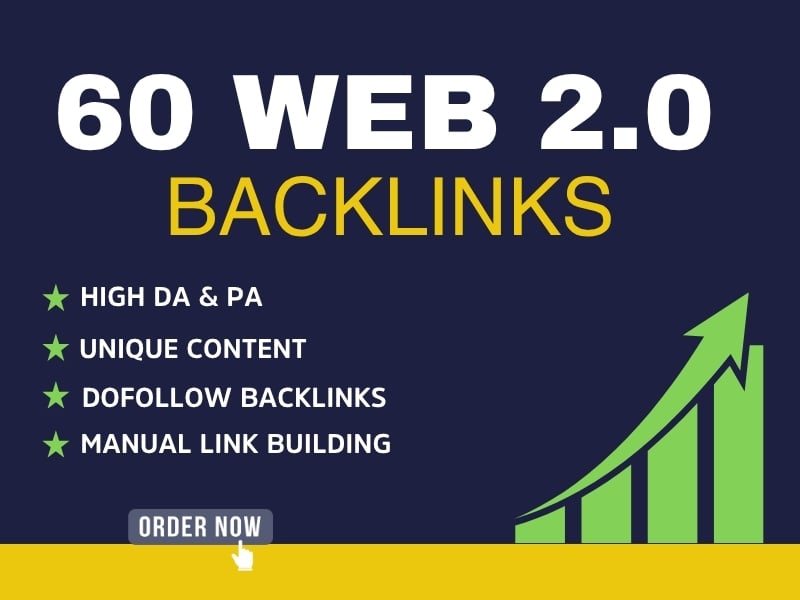 I Will Manually do 60 Web 2 0 backlinks High Authority Dofollow SEO Link Building 