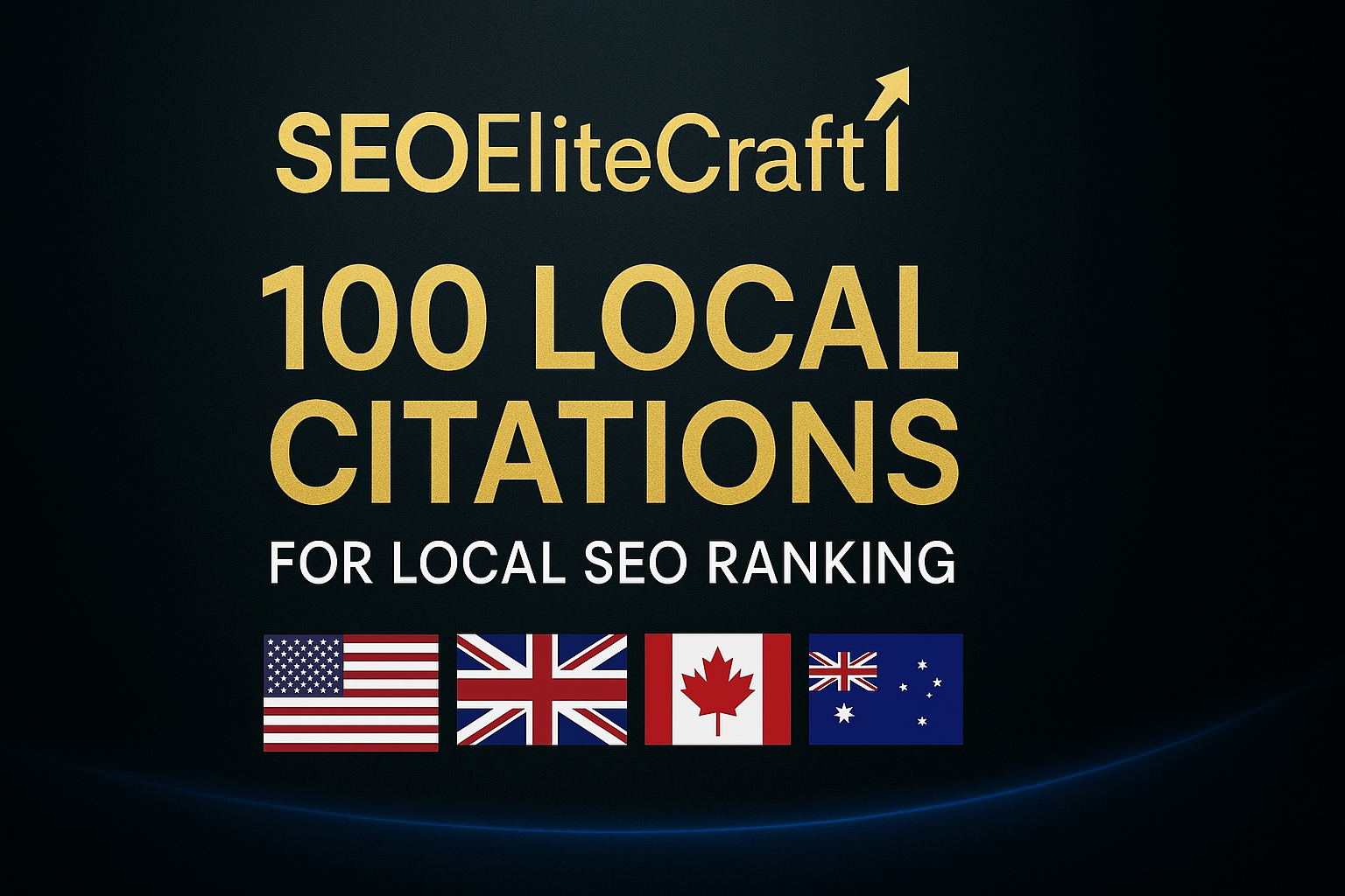 I will create 100 USA, UK, Canada, Australia local citations for local SEO