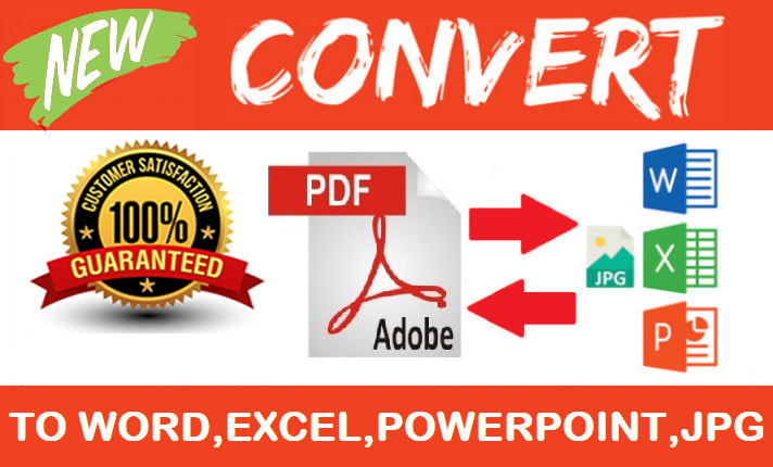 CONVERT PDF to Word,Excel,Powerpoint,Jpg And Vice Versa