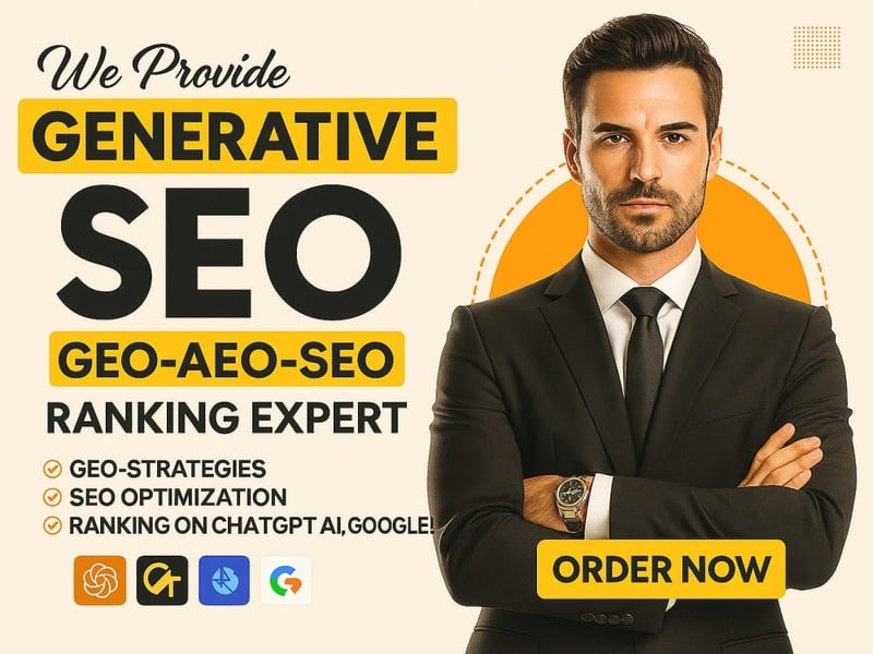 You will get Generative Engine Optimization GEO, AEO, SEO Service For Website Ranking