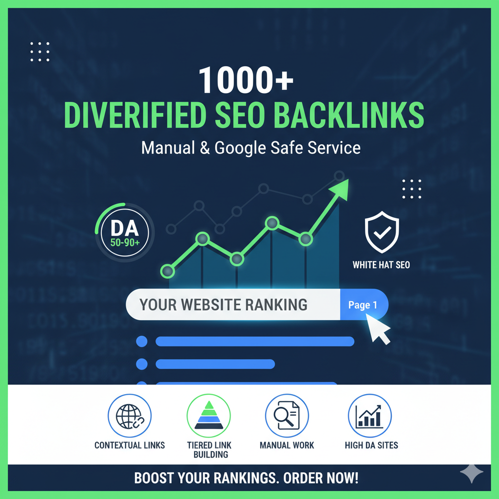Build 1000 High Quality SEO Backlinks to Boost Google Ranking