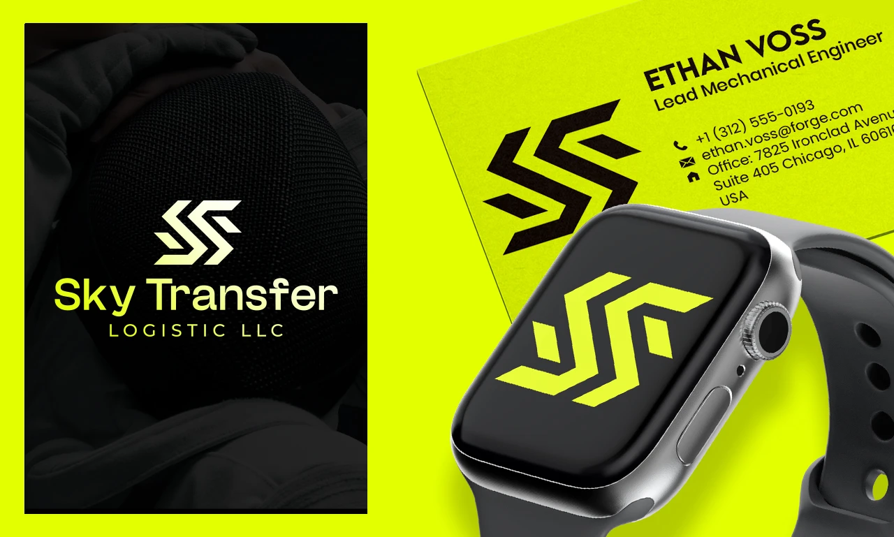 Get modern business logo design with copyright