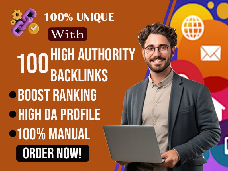 I Will Manually Create 100 High DA Profile Backlinks for Ultimate Google Ranking Boost