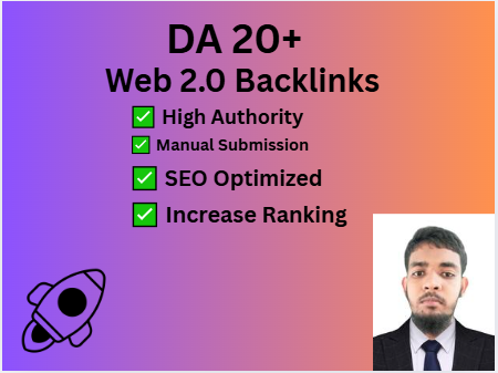I will create powerful Web 2.0 backlinks for your website SEO
