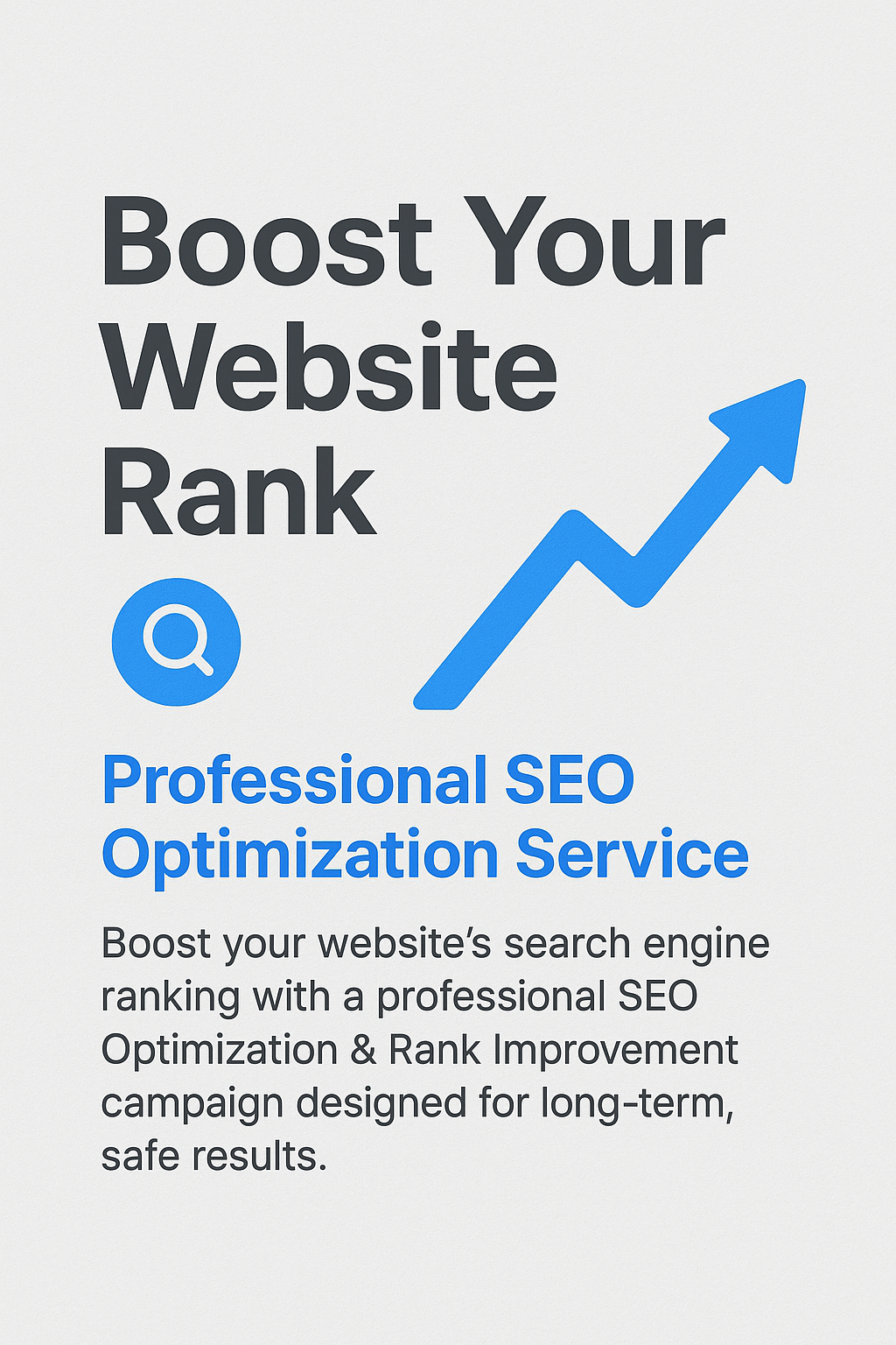 Complete SEO Optimization & Rank Improvement Service