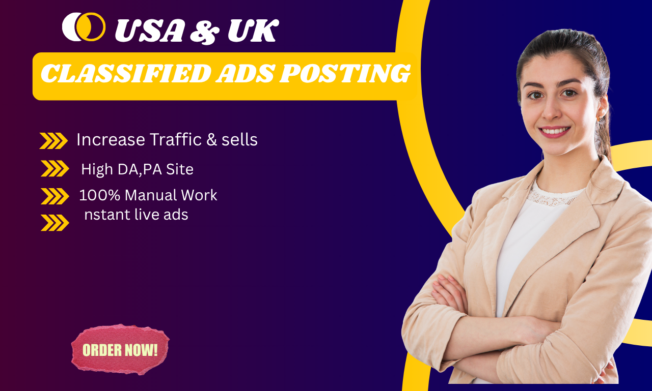 I Will Promote Your Business On USA and UK Classified Sites