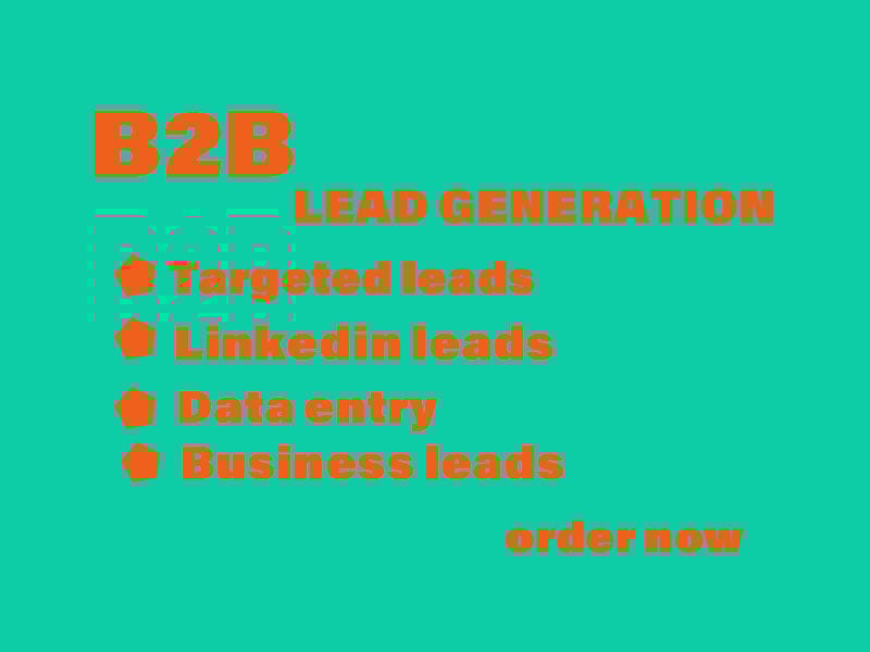I will do for you b2b Lead generation Email List building