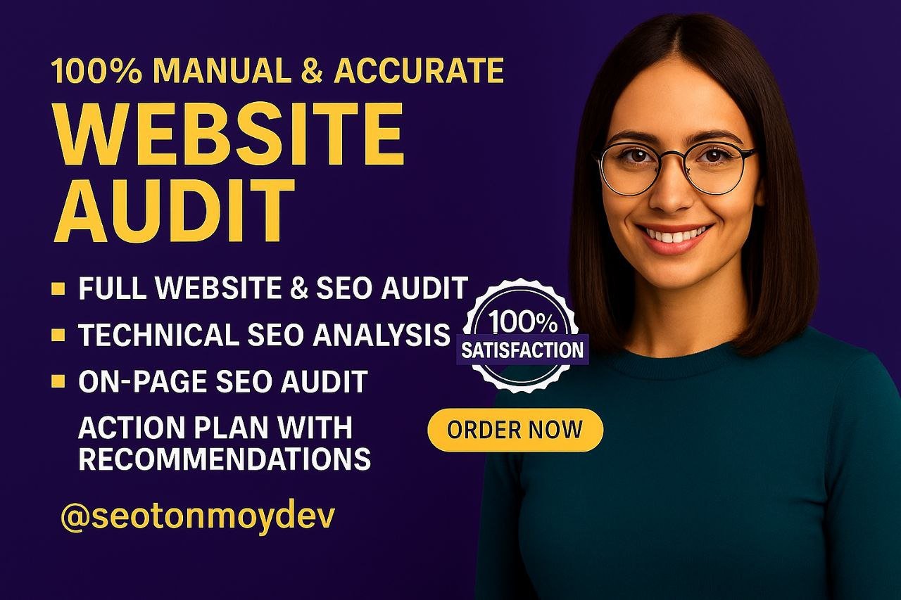 I Will Perform a Complete Website Audit & SEO Analysis to Boost Your Google Ranking