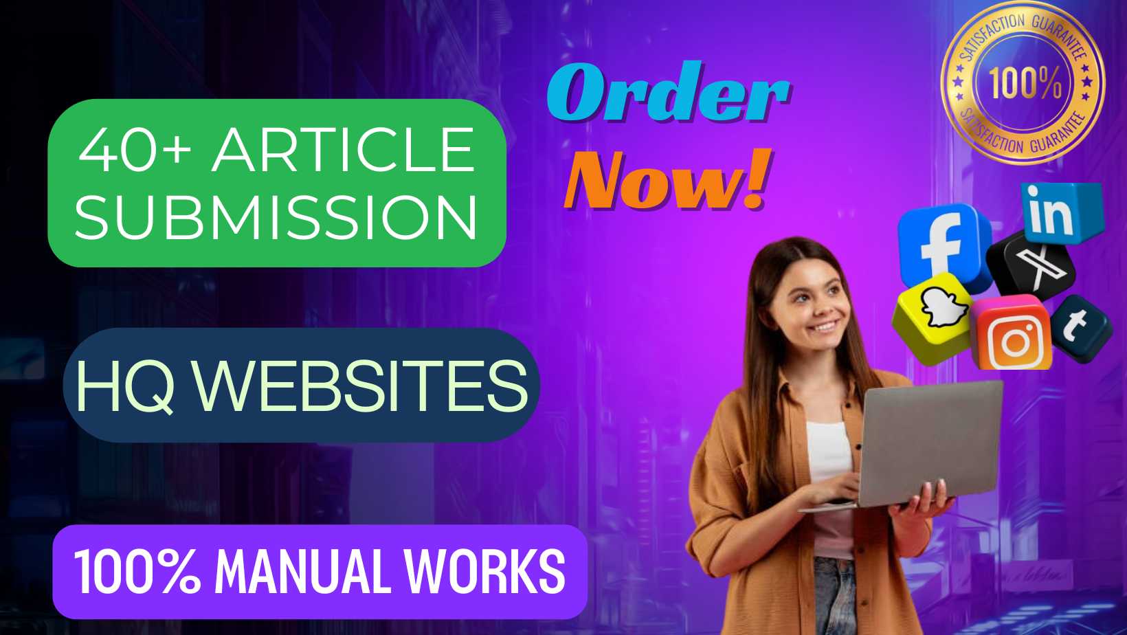 i will manual do 40+ article submission