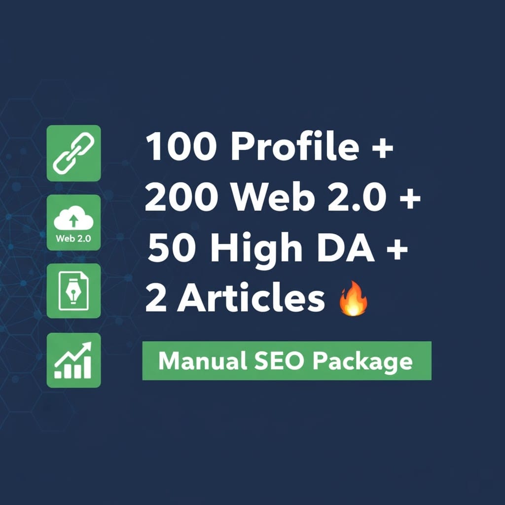I will build profile, Web 2.0, and high DA backlinks