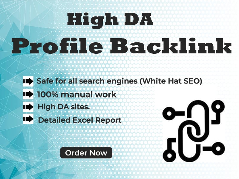 Build 100 profile backlink for your website today!