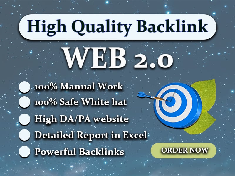 create strong Web 2.0 backlinks to improve your off page SEO